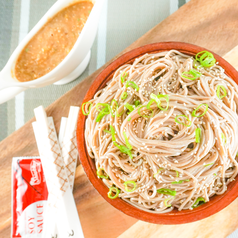 Soy & Sesame Soba Noodles Recipe